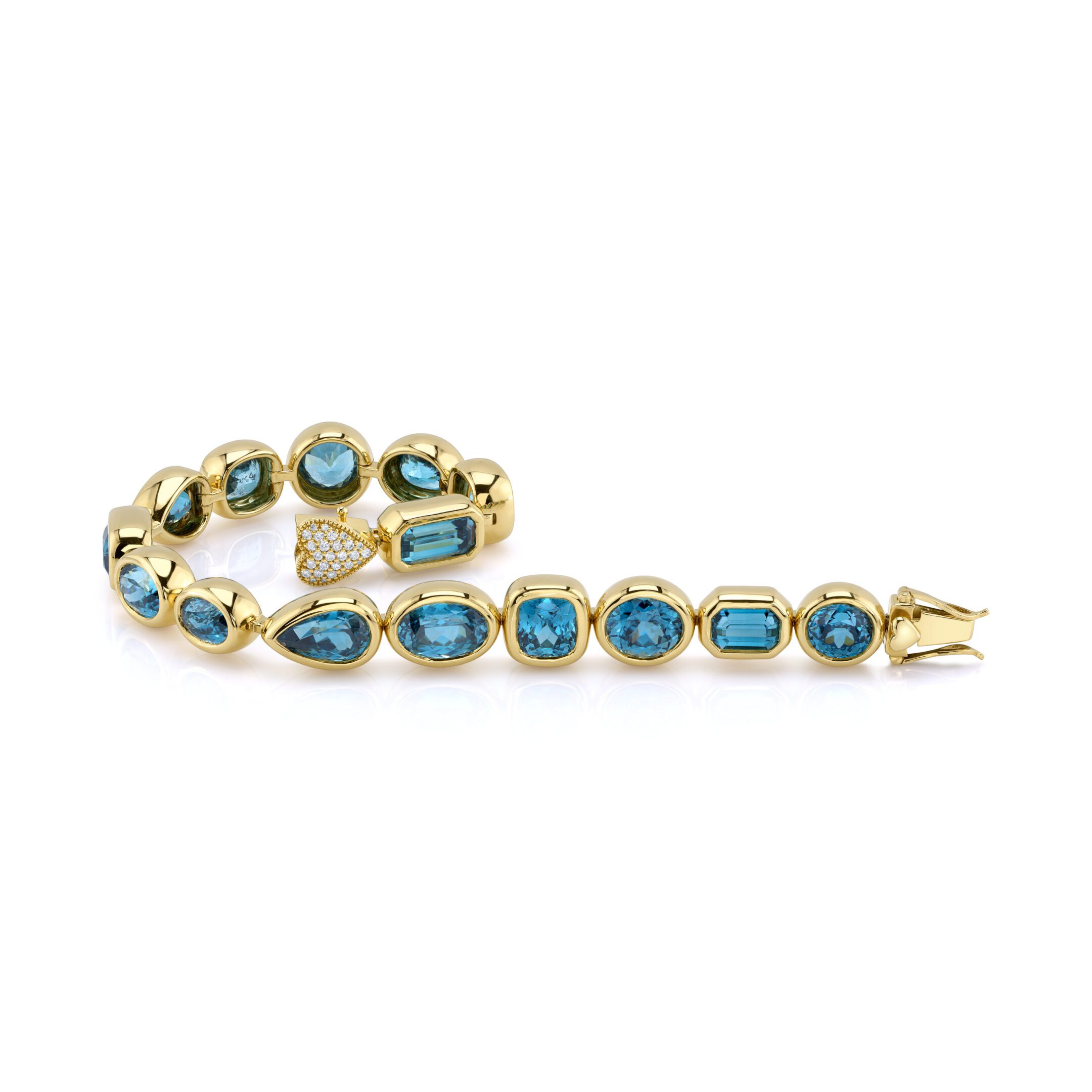 Bezel Bracelet — flat view