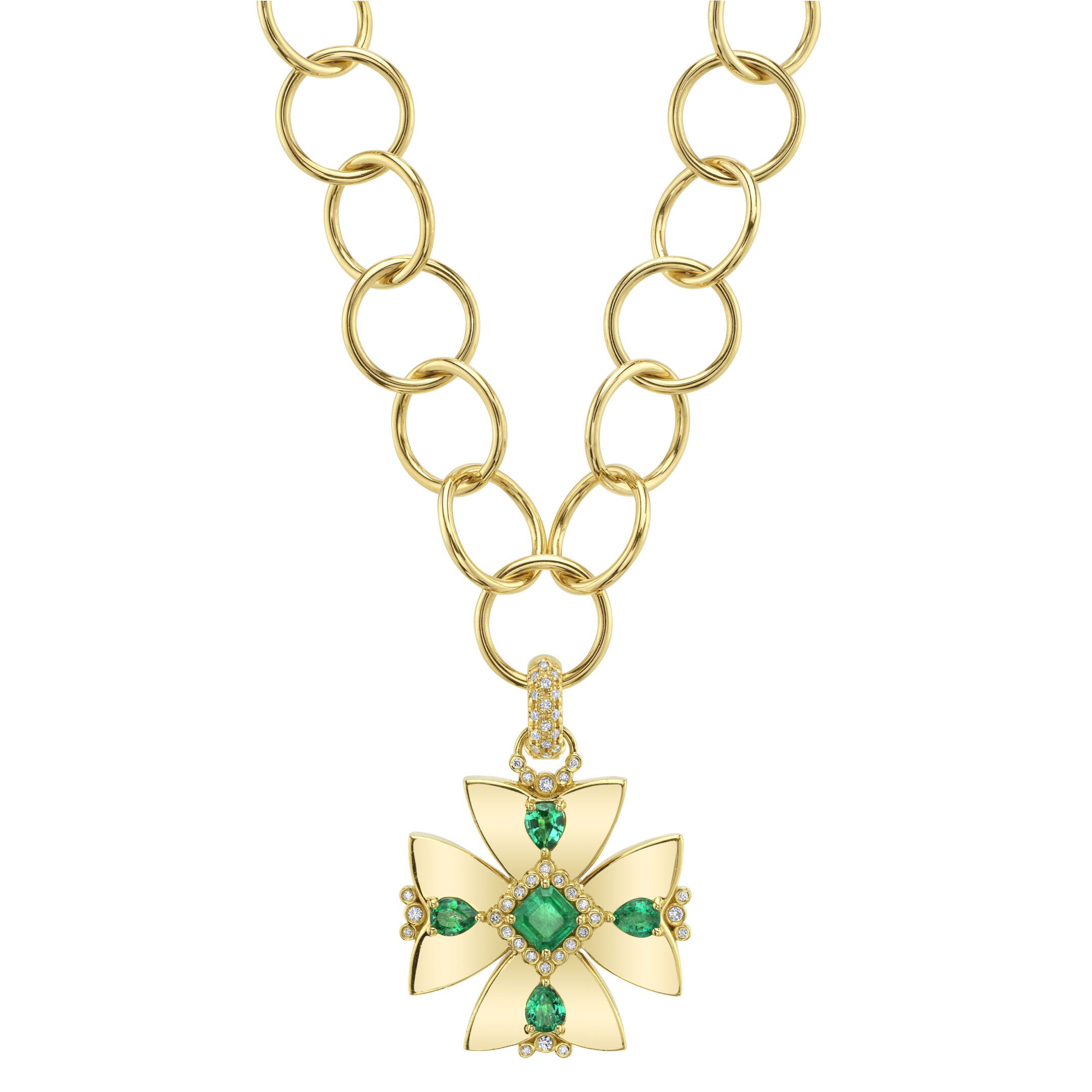Lucky Charm Pendant — front view