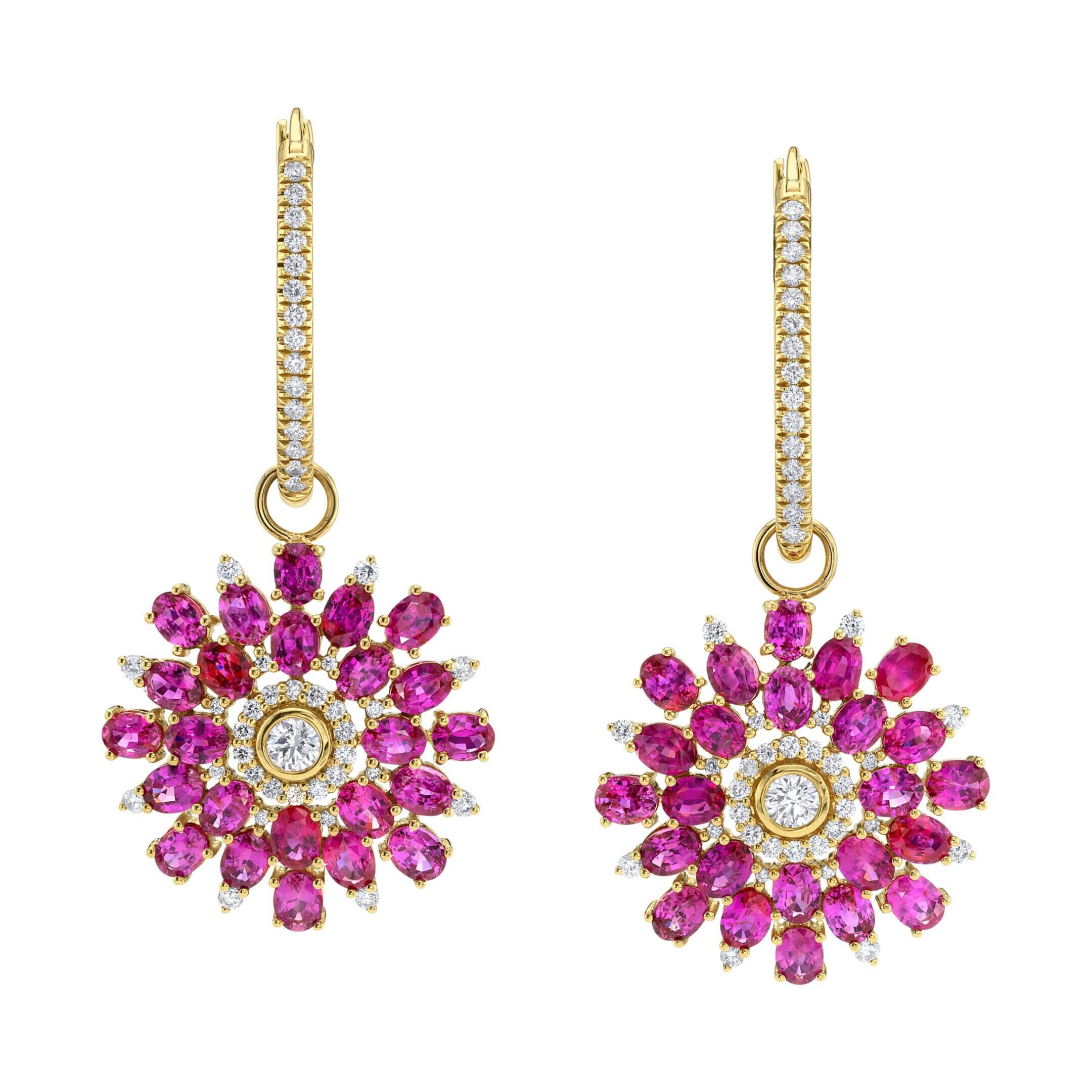 Sun Earrings — pair view