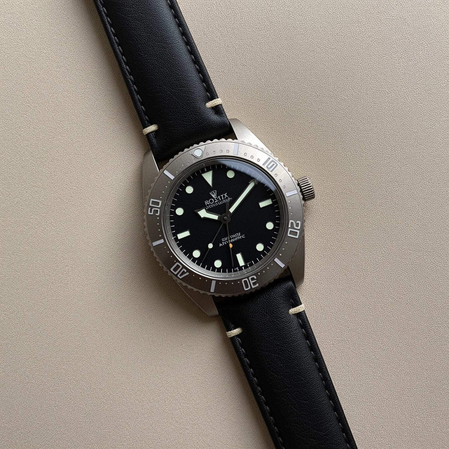 North Field Diver Pro 44 — bezel detail