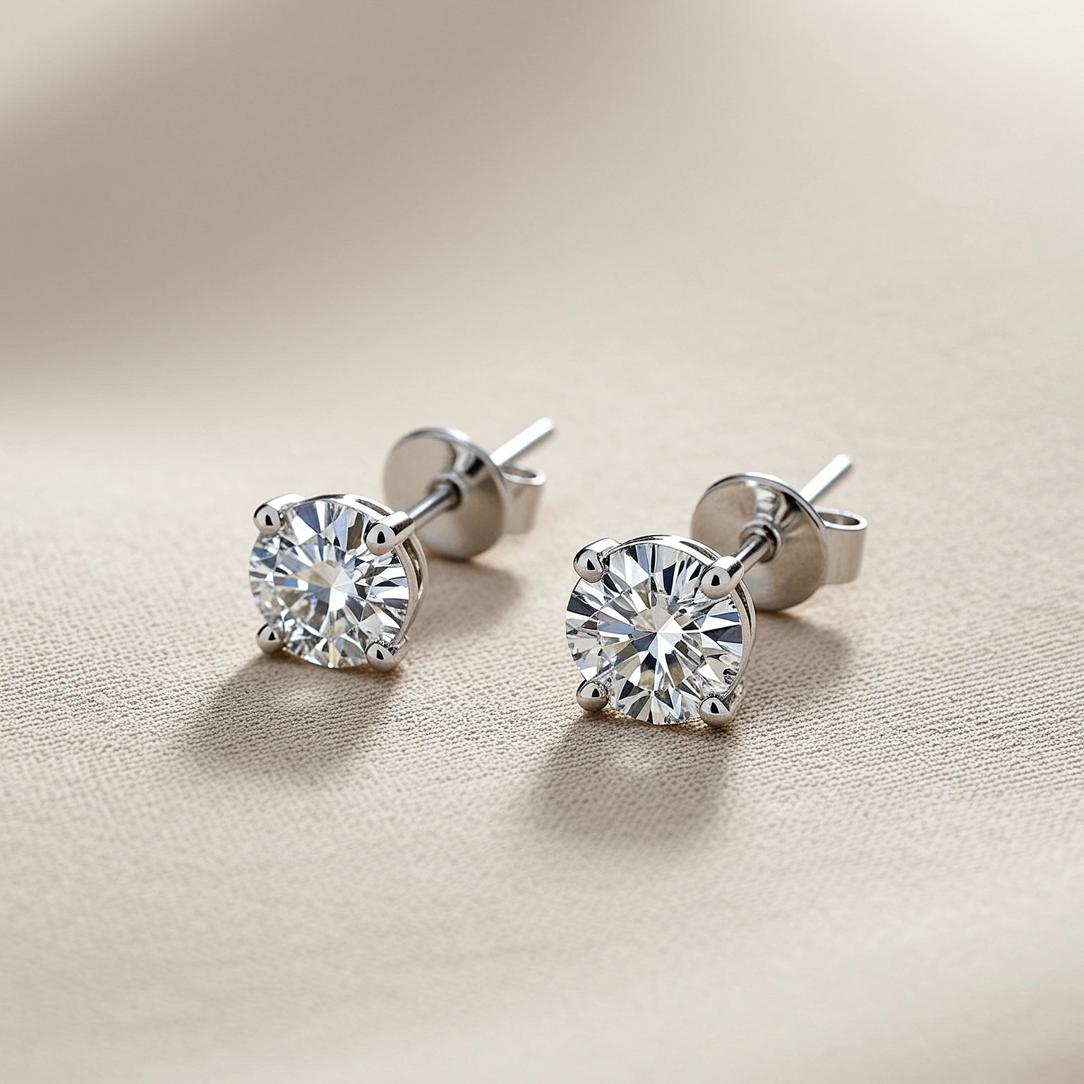 Saor Studs 0.5ct — pair view